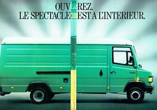 Advertising 068 1986 Mercedes Benz Van 609d (POSTER) 84X30