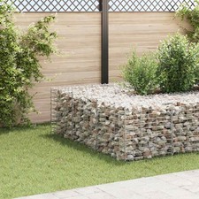 Lit Surélevé Cube à Gabion Fil d'Acier 60x60x60 cm Jardinière Jardin vidaXL
