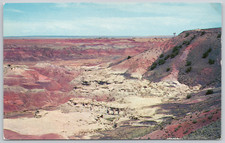 Painted Desert Arizona Vintage Postcard Petrified Forest National Park