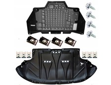 CLIPS + PLAQUE COUVERCLE CACHE PROTECTION SOUS MOTEUR AUDI A4 B6, A4 B7 11.2000-