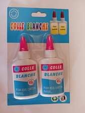 Lot de 2 / Flacon de colle blanche pour bois - carton- papier ....