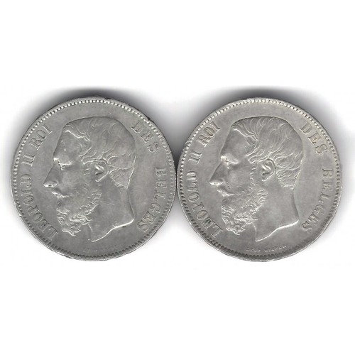 Lot monnaies 5 francs - 2,