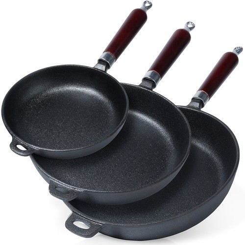 Set poêles fonte - set, cast