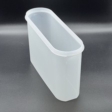 Tupperware 1613 Modular Mates OVAL 3 Clear Storage Container 7.25 Cup NO Lid