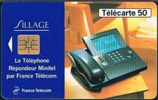 telecard wake le telephone answering machine minitel 50u