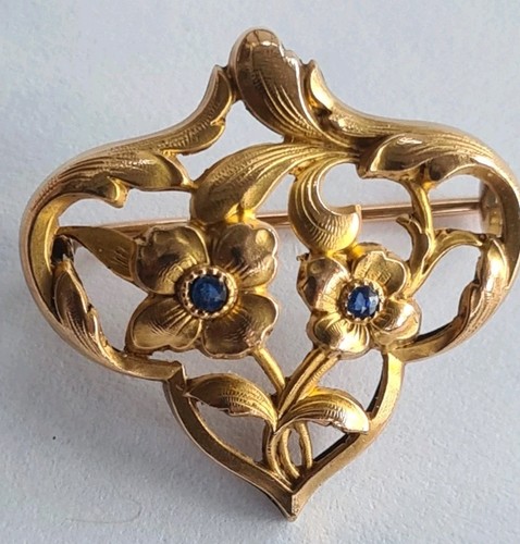 Broche époque art nouveau - broche,
