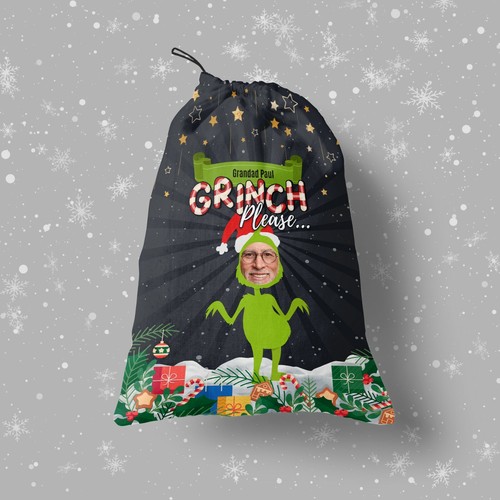 Grinch vous plaît visage - s'il,