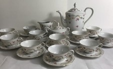 Rare Coffee / Tea Set "11 Pers" Fine Porcelain Signed RHEINKRONE BAVARIA