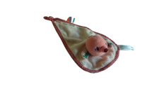 Doudou flamant rose Anais plat