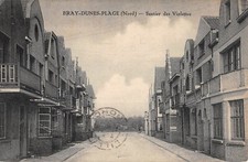 Old postcard 59 Bray Dunes Trail of Violettes