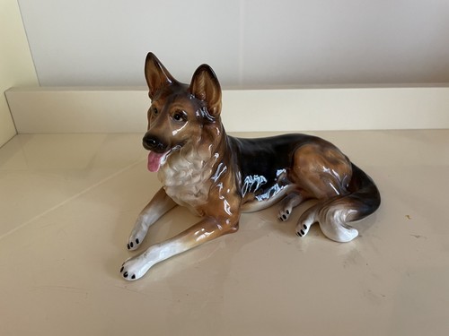 Statuette chien berger - chien,