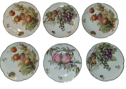 Assiettes porcelaine c - 6,