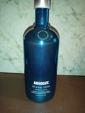 Bouteille décorative bleue, vide de son contenu ! En parfait état