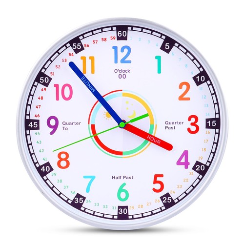 Horloge murale apprentissage - horloge,
