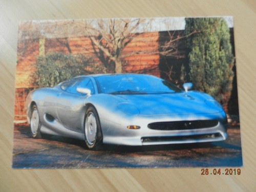 Jaguar xj220 carte vœux - jaguar,