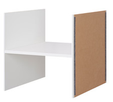 Insert IKEA KALLAX avec 1 étagère, 33 x 33 cm, blanc 204.237.20