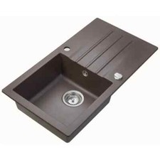 Lavabo WESTA 40 Évier de Granit Avec Égouttoir Evier de Cuisine Bac D'Évier