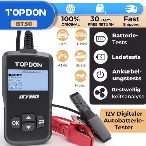 Topdon bt50 testeur - bt50,