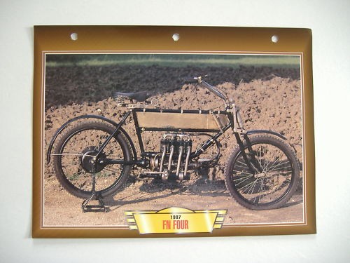 Fiche moto four 1907 - fn,