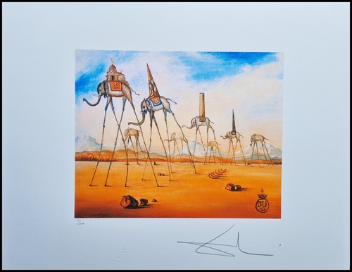 Salvador dali éléphants - salvador, *
