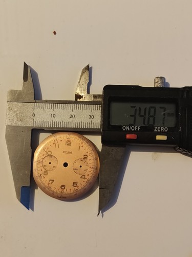 Stima vintage chronograph dial - chronograph,