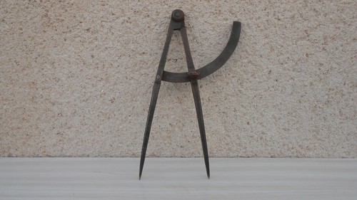 Ancien compas traçage - compas, de