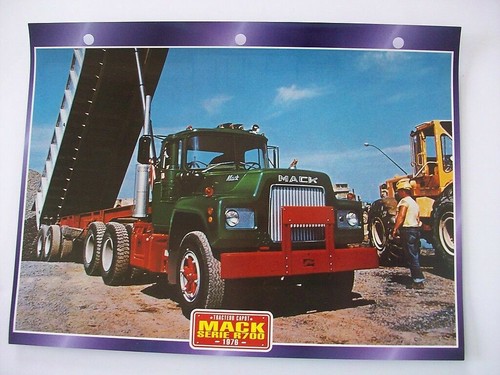 Carte fiche camion tracteur - camion,