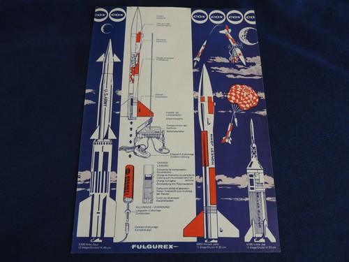 Feuillet cox fulgurex - fulgurex, fusée