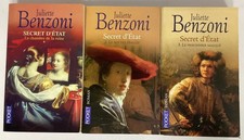 SECRET D'ETAT tomes 1 à 3 Juliette Benzoni complet Roman livre