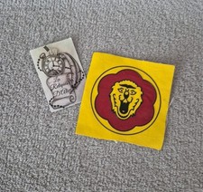 écusson / insigne tissu lion forces intérieurs armée Belge