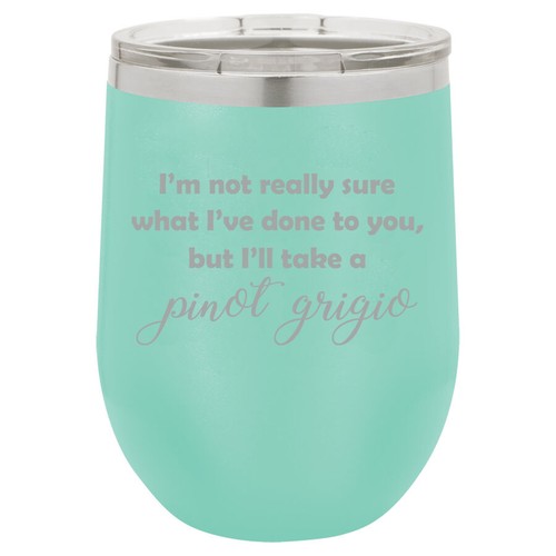 Stemless wine tumbler - wine, i'm