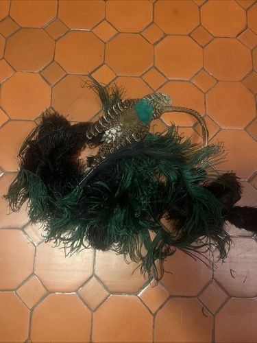 Ancien lot plumes chapellerie - ancien,