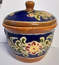 POT CERAMIQUE DECORE FLEURS