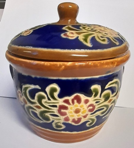 Pot ceramique decore - pot,