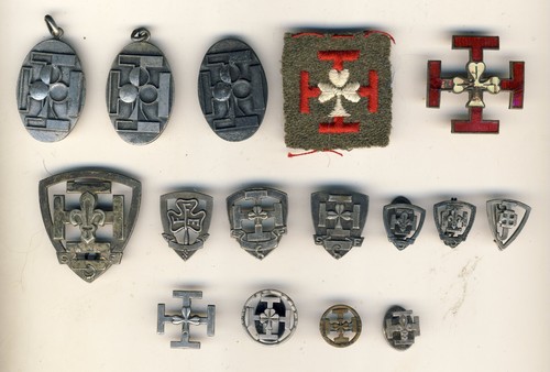 Lot insignes scouts - insignes,