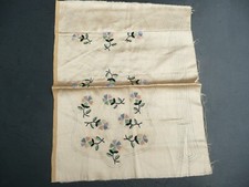 antique handmade satin embroidery