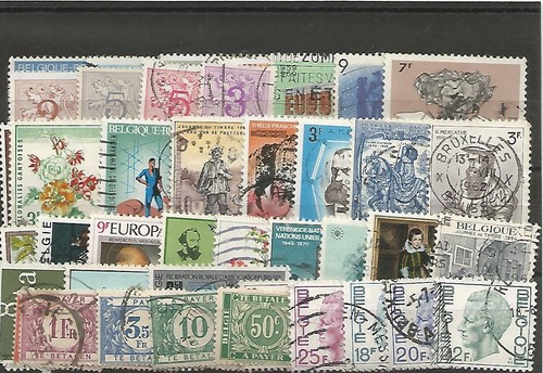 Lot timbres de belgique - de,