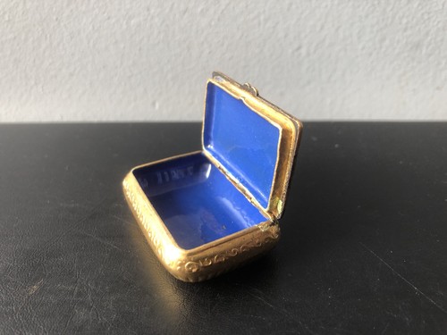 Vintage ancien boîte pilulier - vintage,
