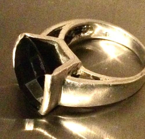 Bague ancienne argent massif - ancienne, t