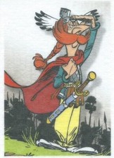 CARTE PANINI CARREFOUR 2019  ASTERIX 60 ANS D'AVENTURES n°58