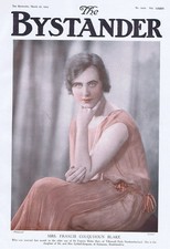 FRANCIS COLQUHOUN BLAKE  (nee Liddell Simpson) of Dunscore - Antique Print 1924