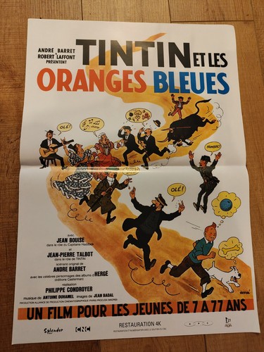Tintin les oranges bleues - les,