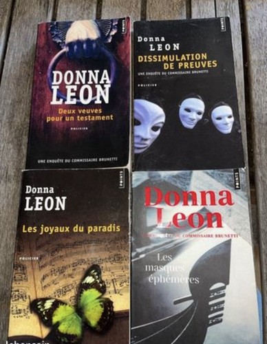 Lot livres donna leon - de, 4