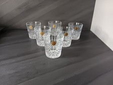 VINTAGE CRISTAL D'ARQUES 6 VERRES A WHISKY modèle A Identifier 