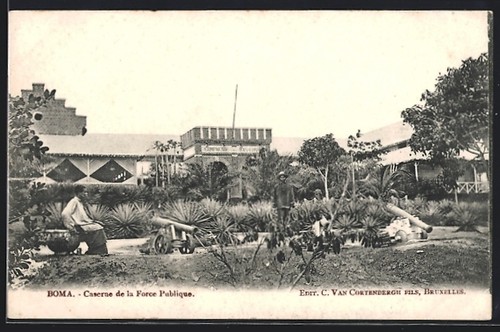 Cpa boma caserne la - de,