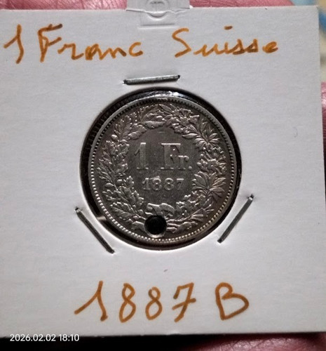 Franc 1887 argent - b,