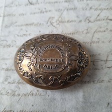 Rare Boîte Pilules Champagne