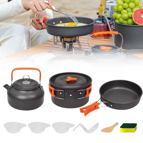 Set cuisine camping aluminium - set,