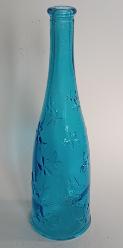 Ikea bouteille verre bleu - bouteille, en