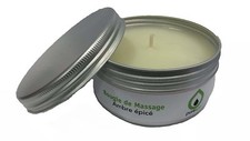 Bougie de massage végetale